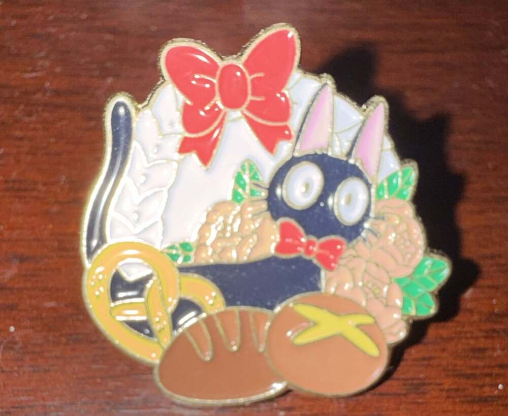 Studio Ghibli Kiki's Delivery Service Jiji Cat Enamel Pin
